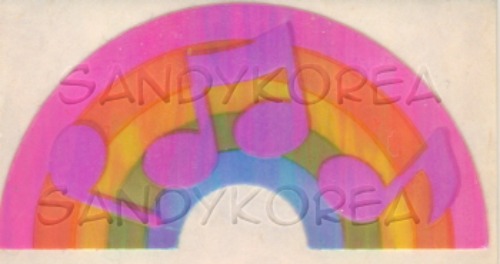Vintage Pearly Rainbow Note