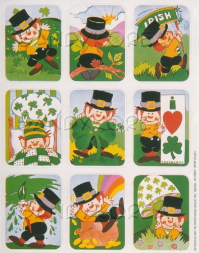 PM-St.Patrick&#039;s Giant Stickers