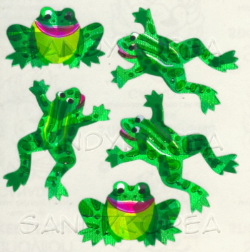 Vintage Prismatic Frogs