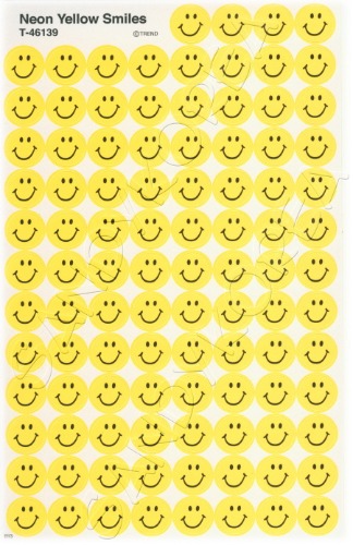 T-Neon Yellow Smiles