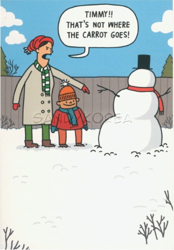 HMK-Snowman 카드