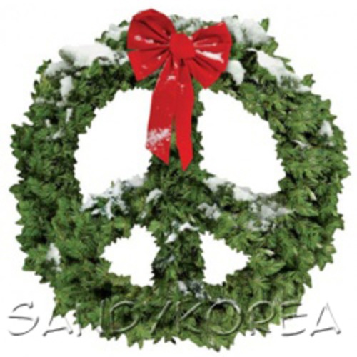 Pix-Peace Sign Wreath 카드
