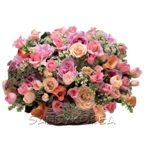 Pix-Floral Basket 카드