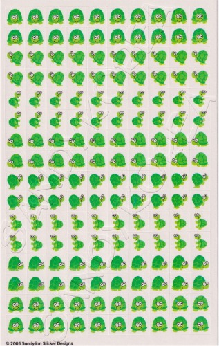 Maxi Chart Sticker Turtles