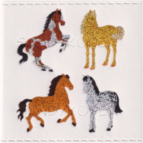 Glittery Horses