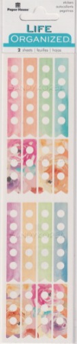 Pix-Floral Checkboxes Task Stickers [단종]