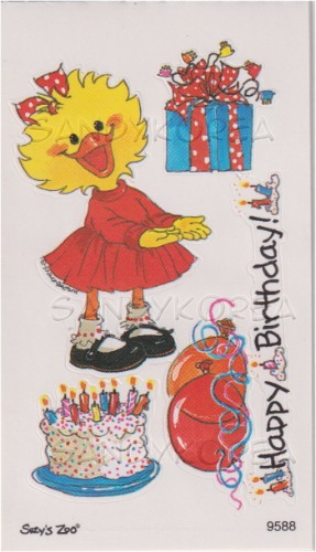 SZ-Happy Birthday Stickers 9588