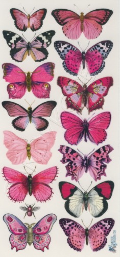VS-Pastel Pink Butterflies C66