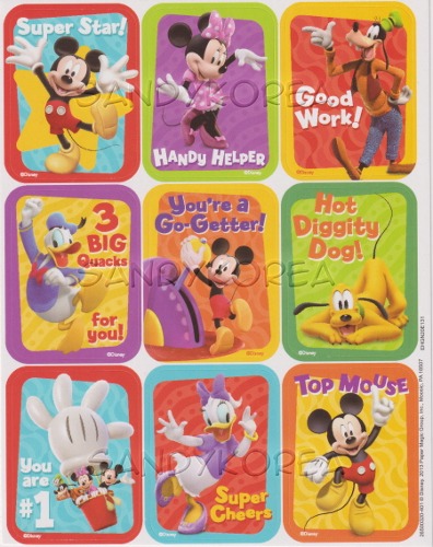 PM-Mickey Mouse Clubhouse Motivational Stickers