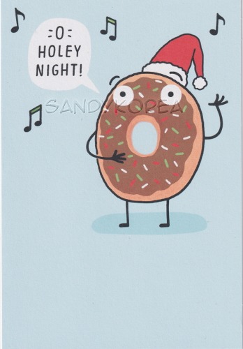 HMK-Humorous Holiday Characters -Donut 카드