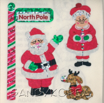 Glittery North Pole