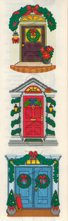 Long Christmas Door