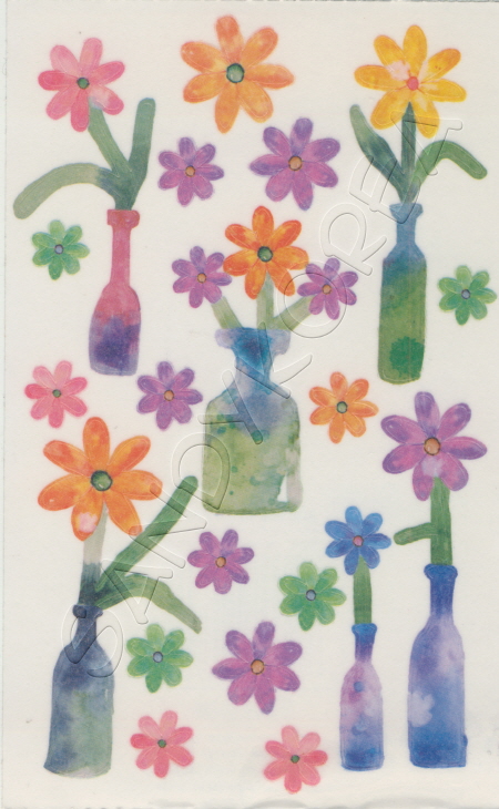 Maxi Vellum Flowers in Bottles