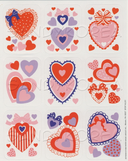 PM-Valentine Giant Stickers