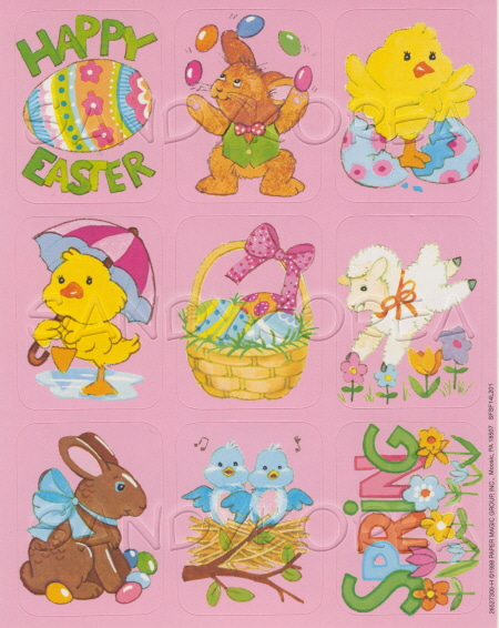 PM-Easter Giant Stickers