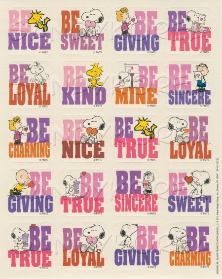 PM-Peanuts Valentine&#039;s Theme Stickers