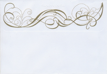 HMK-크리스마스 카드 봉투 (금색)
