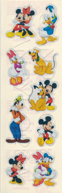 Long Glittery Disney Characters