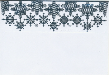 HMK-크리스마스 카드 봉투 (은색)