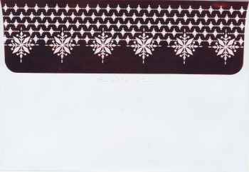 HMK-크리스마스 카드 봉투 (빨강)