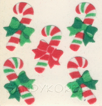 Vintage Fuzzy Candy Cane