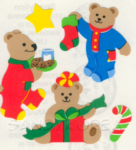 Teddy bear Christmas Eve