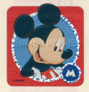 Glittery Mickey Mouse