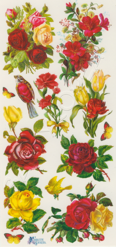 VS-Red and Yellow Roses C74